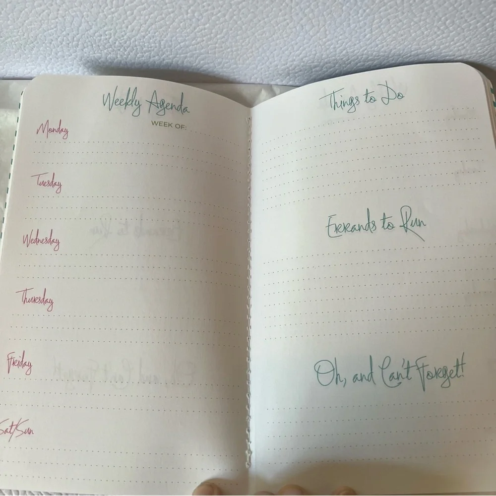 New Weekly planner